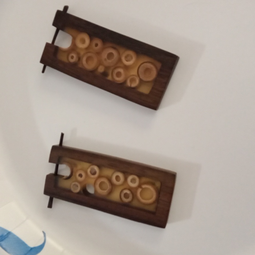 Women's unique brown earrings imported